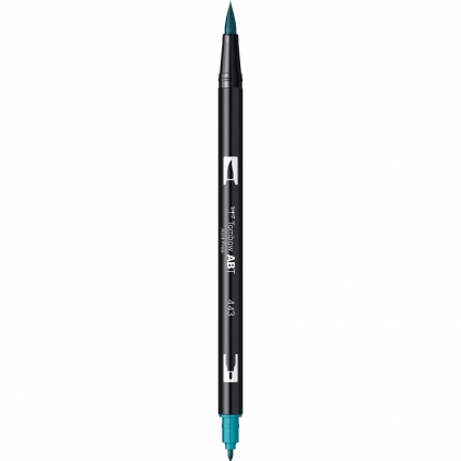 Marker nepermanent Edding OHP 152, varf rotund, 1.0 mm, verde Marker Dual Brush Watercoloring Tombow ABT 443 Turquoise