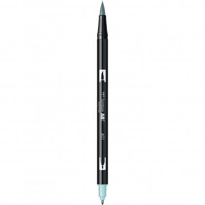 Marker Dual Brush Watercoloring Tombow ABT 173 Willow Green Marker Dual Brush Watercoloring Tombow ABT 401 Aqua