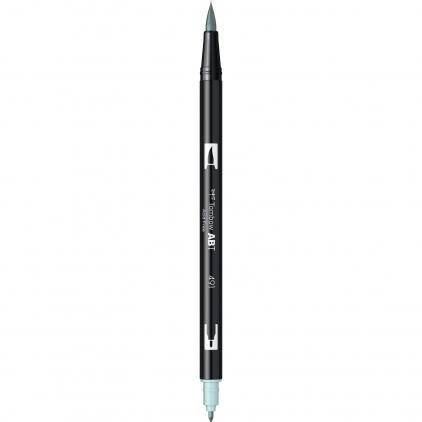 Marker Dual Brush Watercoloring Tombow ABT 173 Willow Green Marker Dual Brush Watercoloring Tombow ABT 491 Glacier Blue