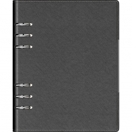 Agenda Piele Princ Leather Business 930 B5 Model F Navy Lined Organizer Precision Alicante A5 6 inele Black Lined