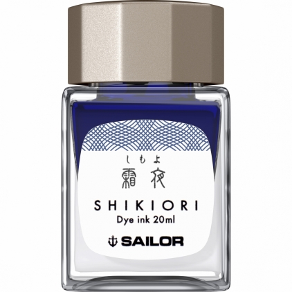 Stilou 18k Nib Caran dAche Varius China Black GT Calimara 20 ml Sailor Shikiori Winter Shimoyo Blue