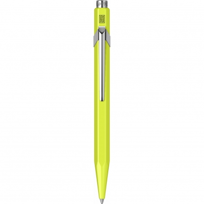 Pix cu gel cu mecanism WB, grip, 0.7 mm, albastru Pix Caran dAche 849 Fluo Line Yellow CT