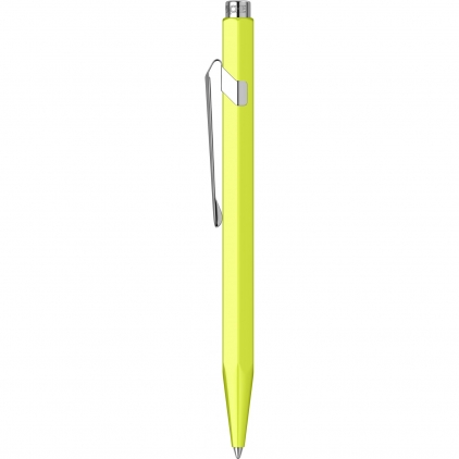 Pix cu gel cu mecanism WB, grip, 0.7 mm, albastru Pix Caran dAche 849 Fluo Line Yellow CT