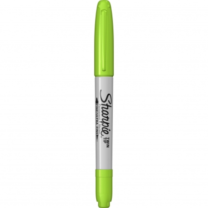 Marker permanent Edding OHP 140S, corp plastic, varf rotund, 0.3 mm, negru Marker Permanent Bullet Sharpie Twin Tip Lime Green