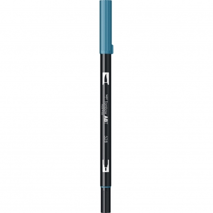 Marker Dual Brush Watercoloring Tombow ABT 528 Navy Blue