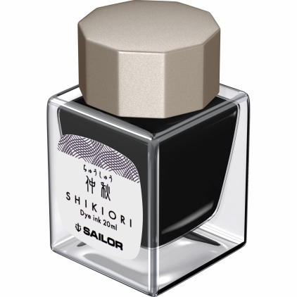 Stilou Large Size 21k Nib Sailor 1911 Black RHT Calimara 20 ml Sailor Shikiori Fall Chushu Purple
