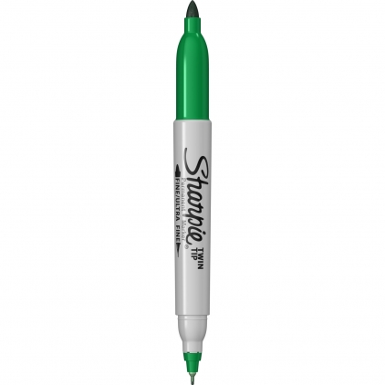 Marker Edding 8900 pentru retusuri mobilier lemn, fag Marker Permanent Bullet Sharpie Twin Tip Green