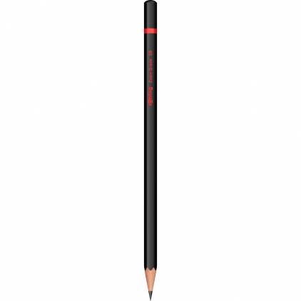 Creion Grafit Rotring Woodcase Exam Grade Black 2B