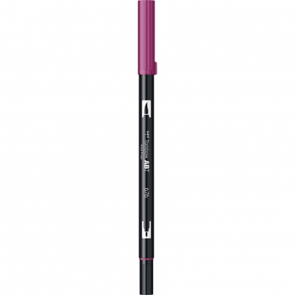 Marker Dual Brush Watercoloring Tombow ABT 815 Cherry Marker Dual Brush Watercoloring Tombow ABT 676 Royal Purple