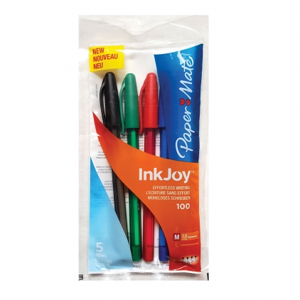 Set Rotring, Tikky, creion mecanic Tikky III Original, 0.5 mm Pix fara mecanism Papermate Inkjoy 100C gel, 5 culori/set