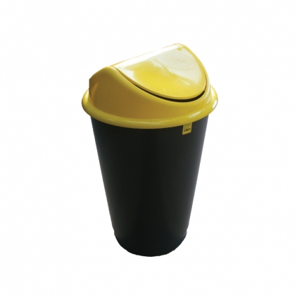 Cos Flip-Flap colectare selectiva, 12 litri, capac albastru Cos Flip-Flap pentru colectare selectiva a deseurilor, 60 l, galben