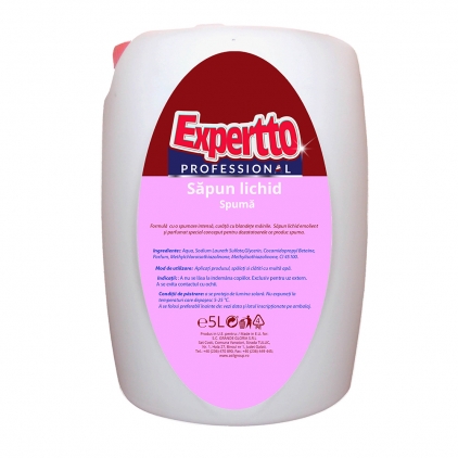 Sapunuri si dezinfectanti Sapun lichid spuma Expertto, 5l