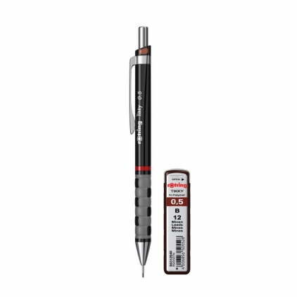 Set Rotring, Tikky, creion mecanic Tikky III Original, 0.5 mm Set Rotring, creion mecanic Tikky III Original, 0.5 mm