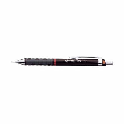 Creion Grafit Tombow MONO 100 Black 5H Creion mecanic Rotring Tikky III, mina 1 mm, negru
