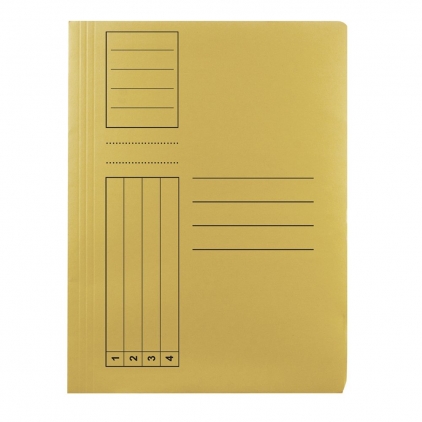 Dosar cu sina, carton, alb, 25 bucati/set Dosar plic Basic, carton, galben, 10 bucati/set