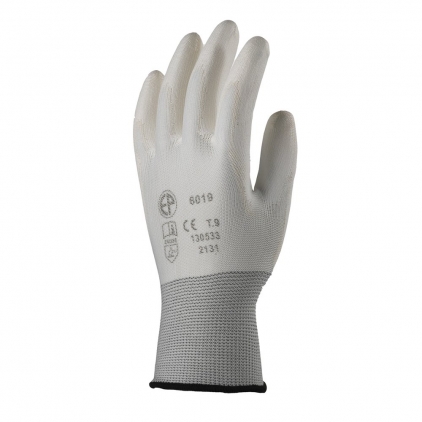 Manusi Ansell Barrier 02-100, marimea 9 Manusi protectie imersate, Sacla 8019, albe, marimea 9