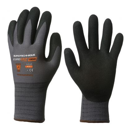 Manusi nitril nepudrate easyCare, marimea XL, 100 bucati/cutie Manusi Sacla din nailon si spandex cu imersie nitril pe palma, marime 10