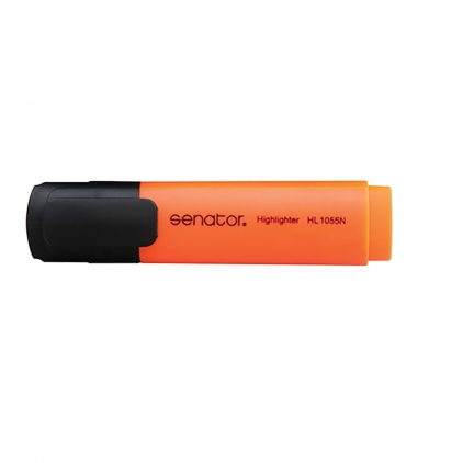 Marker Creativ Brush Sharpie Creative Acrylic Paint Water Based Orange Textmarker Senator seria 1000, varf 1- 5 mm, portocaliu
