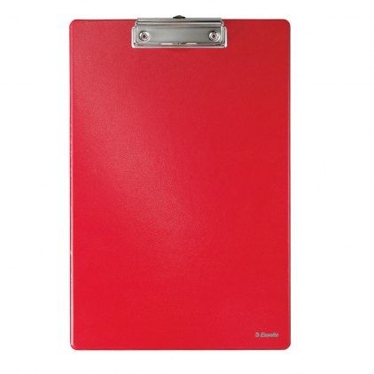 Clipboard simplu Apli, A4, plastic, transparent Clipboard Esselte Standard, PP, rosu