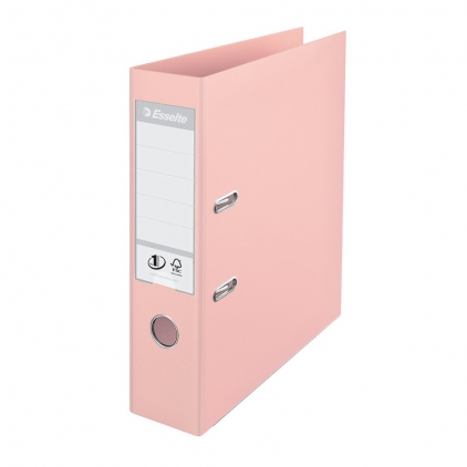 Biblioraft Esselte Economy, PP, A4, 75 mm, galben Biblioraft Esselte No.1 Power, PP/PP, A4, 75 mm, culoarea piersicii