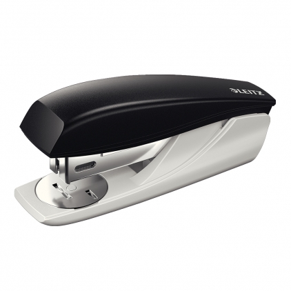 Capsator Novus B4 re+new, 40 coli, capse 24/6, 26/6, 24/8, negru, 81% pp reciclat Capsator plastic Leitz 5501 NeXXt Series, 25 coli, 200 capse P3 incluse, negru