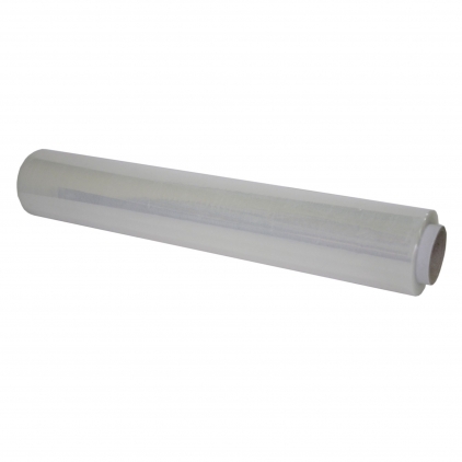 Banda Dymo, D1, 12mm x 7m, alb/negru Folie stretch manuala, transparenta, 2.4 kg