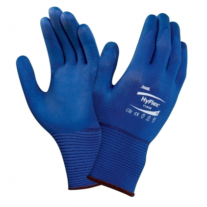 Manecute protectie taiere Ansell, HyFlex, galbene Manusi Ansell HyFlex 11-818, marimea 7