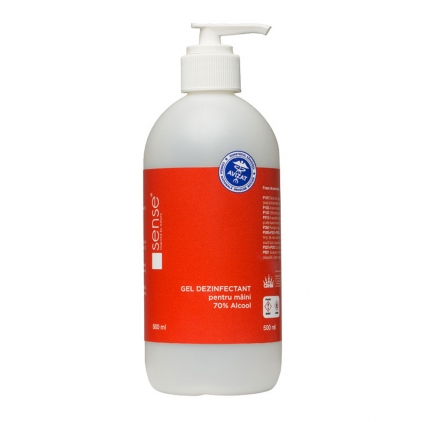 Sapun lichid De-ala Bun, Lavanda, 500 ml Gel dezinfectant pentru maini Sense, 70% alcool, cu pompita, 500 ml