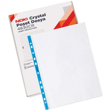File de protectie Noki Standard, 100 bucati/set File de protectie cristal, 90 microni, margine albastra, 100 bucati/set