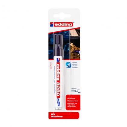 Textmarker Senator seria 1000, varf 1- 5 mm, portocaliu Marker Edding 8280 UV permanent, varf 1.5-3 mm, blister