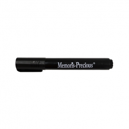 Marker Creativ Bullet Sharpie Creative Acrylic Paint Water Based Lilac Marker permanent Memoris-Precious, varf tesit, 2-7 mm, negru
