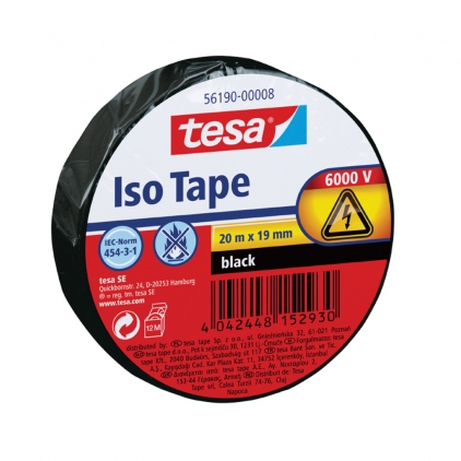 Banda adeziva pentru mascare Tesa, 30 mm x 50 m Banda electroizolatoare Tesa, 19 mm x 20 m