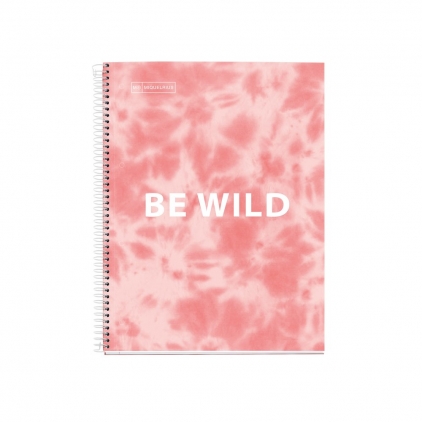 Notebook  A4+ Rhodiarama, 80 file, ivory dictando, roze Caiet cu spira Miquelrius TIE DYE, A4, matematica, 120 file, coperta cu tratament antiviral si antibacterian, roz