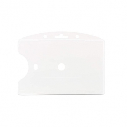 Clips metalic pentru ecuson, 25 bucati/cutie Suport card simplu Tarifold, PP, 60 x 89 mm, transparent, 10 bucati/set
