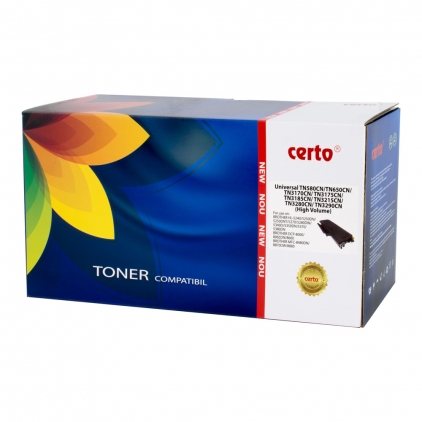Toner compatibil Canon Toner Certo, compatibil Brother TN3280, 8000 pagini, negru