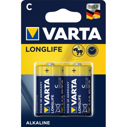 Baterii Varta Longlife Power, LR20, 2 bucati/set Baterii Varta Longlife Extra, LR14, 2 bucati/set