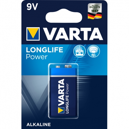 Baterii Varta Longlife Extra, LR6, 2 bucati/set Baterie Varta Longlife Power 9 V