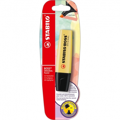 Markere pentru copii, Morocolor Primo, 8 buc/carton Textmarker Stabilo Boss Original, 1 bucata/blister, galben