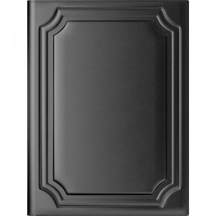 Organizer Precision Trend A5 6 inele Red Lined Mapa Piele cu Blocnotes Princ Leather Luxury 937 A4 Model R Black Millimeter