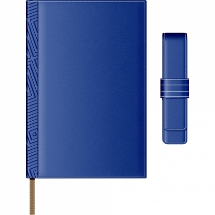 Agenda Precision Velvet A5 Lila Lined Set Agenda Piele + Pouch Pen Princ Leather Business 885 B5 Blue Lined