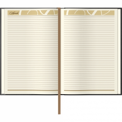 Agenda Precision Ultra A5 cu spirala Ultra Grey Lined Agenda Piele Princ Leather Business 930 B5 Model F Gray Lined