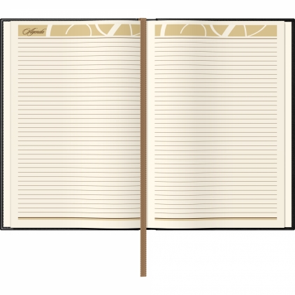 Agenda Precision Ultra A5 cu spirala Ultra Grey Lined Agenda Piele Princ Leather Business 930 B5 Model A Black Lined