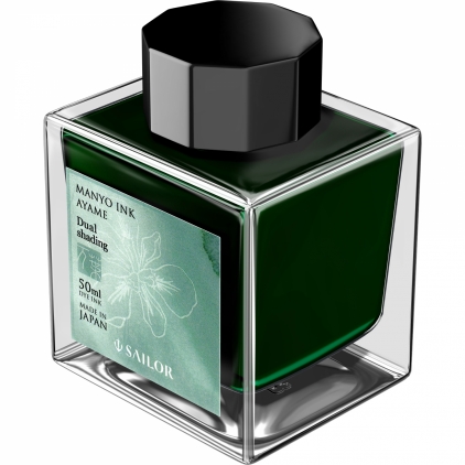 Stilou Parker 51 Royal Premium Black GT Calimara 50 ml Sailor Manyo Dual Shading Ayame Green
