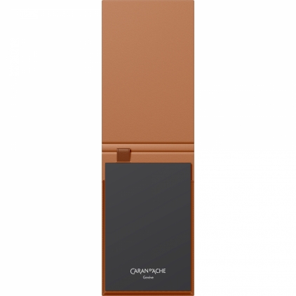 Mapa tip plic Precision Ultra A5 Red Lined Mapa Piele cu Blocnotes Caran dAche Leather A5 Beige Lined