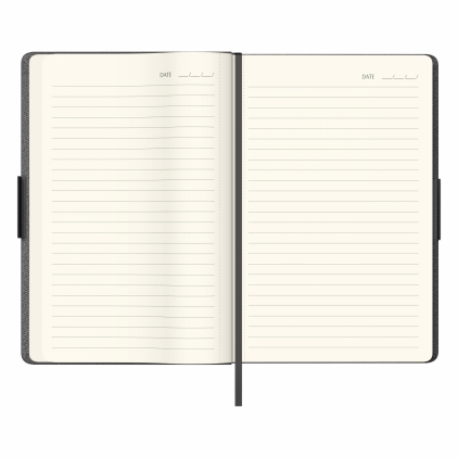 Organizer Precision Alicante A5 6 inele Apple Green Lined Agenda Scrikss Leather A5 Chester Premium Black Lined