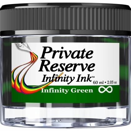 Set 8 Cartuse Large Size Proprietar Waterman Intense Black Calimara 60 ml Private Reserve Infinity Green