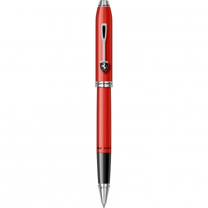 Roller Sheaffer Sagaris Engraved Chrome CT Roller Cross Townsend Ferrari Rosso Corsa Red Lacquer RHT