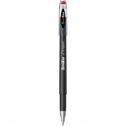 Mina Pix Ballograf Rondo Erase Black - Mediu - 2 Buc Pix Gel 0.7 Scrikss Speed Red