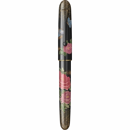 Stilou Parker Vector XL Silver Blue CT  Stilou 18k Nib Namiki Yukari Royale Peony & Butterfly GT