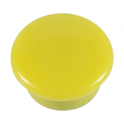 Set 10 magneti Westcott, d25 mm, galben, sustin 4/6 coli, 80g Set 10 magneti Westcott, d15 mm, galben, sustin 3/4 coli, 80g